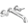 Brizo Litze Two-Handle Wall Mount Tub Filler - Less Handles - Complete Kit - Polished Chrome