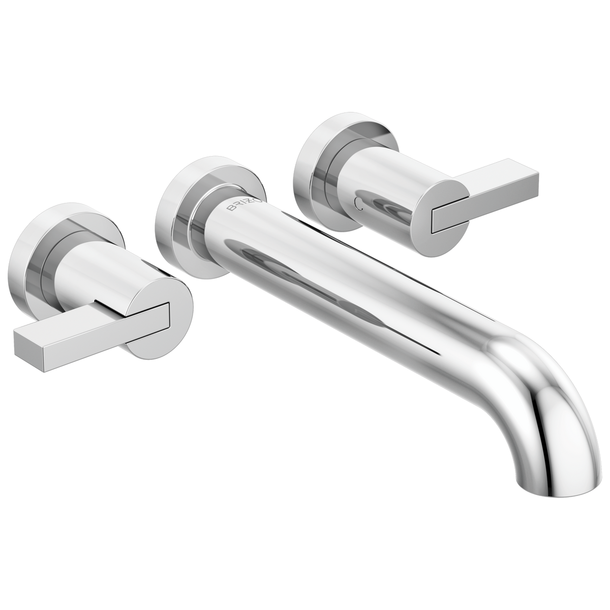 Brizo Litze Two-Handle Wall Mount Tub Filler - Less Handles - Complete Kit - Polished Chrome