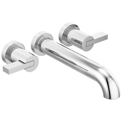 Brizo Litze Two-Handle Wall Mount Tub Filler - Less Handles - Complete Kit - Polished Chrome
