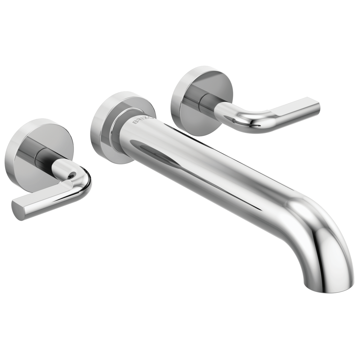 Brizo Litze Two-Handle Wall Mount Tub Filler - Less Handles - Complete Kit - Polished Chrome