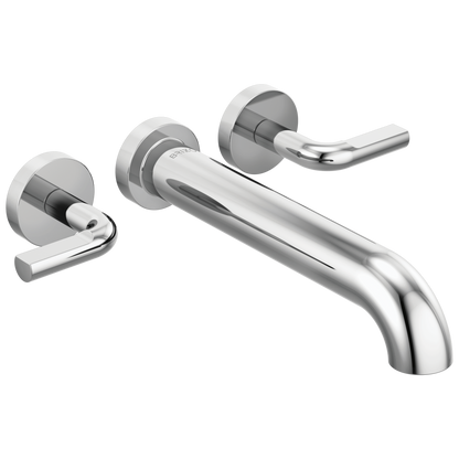 Brizo Litze Two-Handle Wall Mount Tub Filler - Less Handles - Complete Kit - Polished Chrome