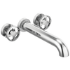 Brizo Litze Two-Handle Wall Mount Tub Filler - Less Handles - Complete Kit - Polished Chrome
