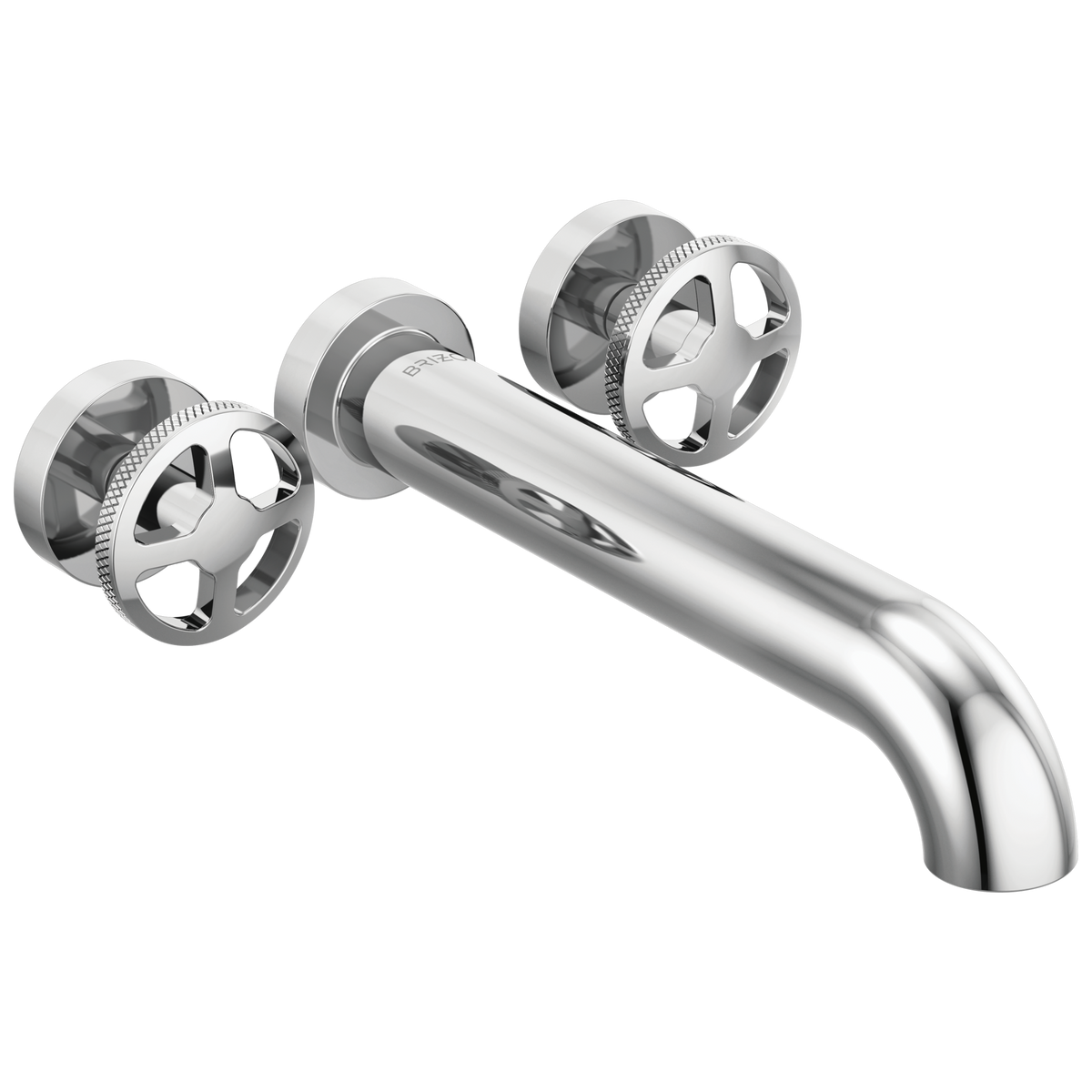 Brizo Litze Two-Handle Wall Mount Tub Filler - Less Handles - Complete Kit - Polished Chrome