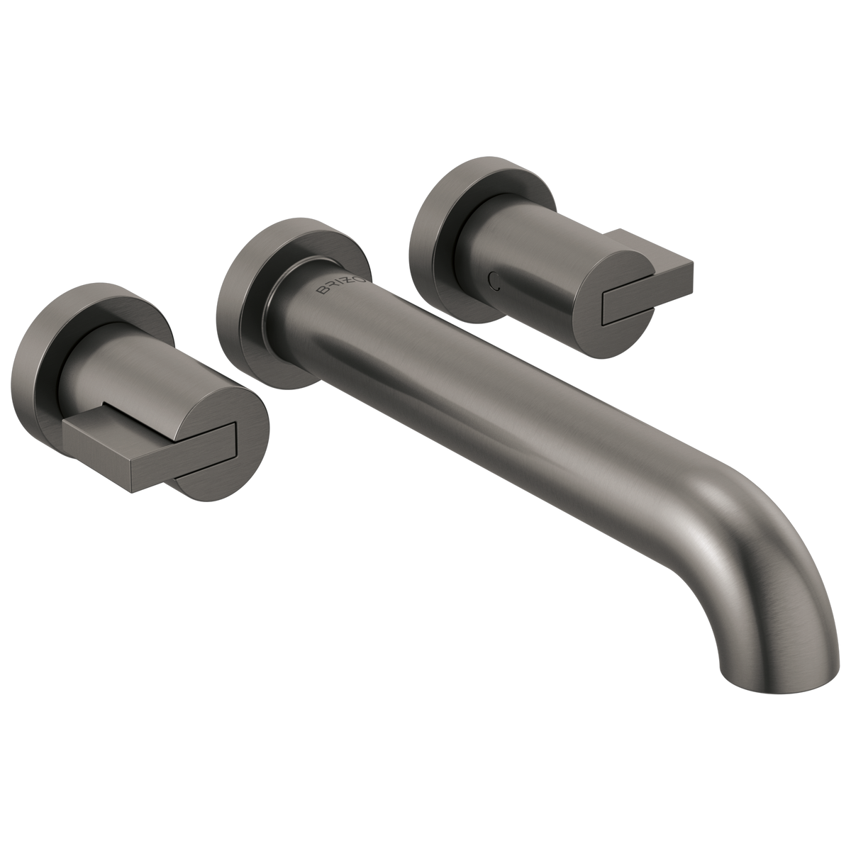 Brizo Litze Two-Handle Wall Mount Tub Filler - Less Handles - Complete Kit - Brilliance® Luxe Steel®