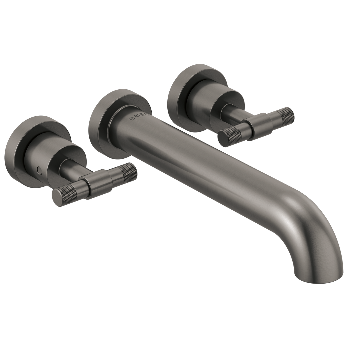 Brizo Litze Two-Handle Wall Mount Tub Filler - Less Handles - Complete Kit - Brilliance® Luxe Steel®