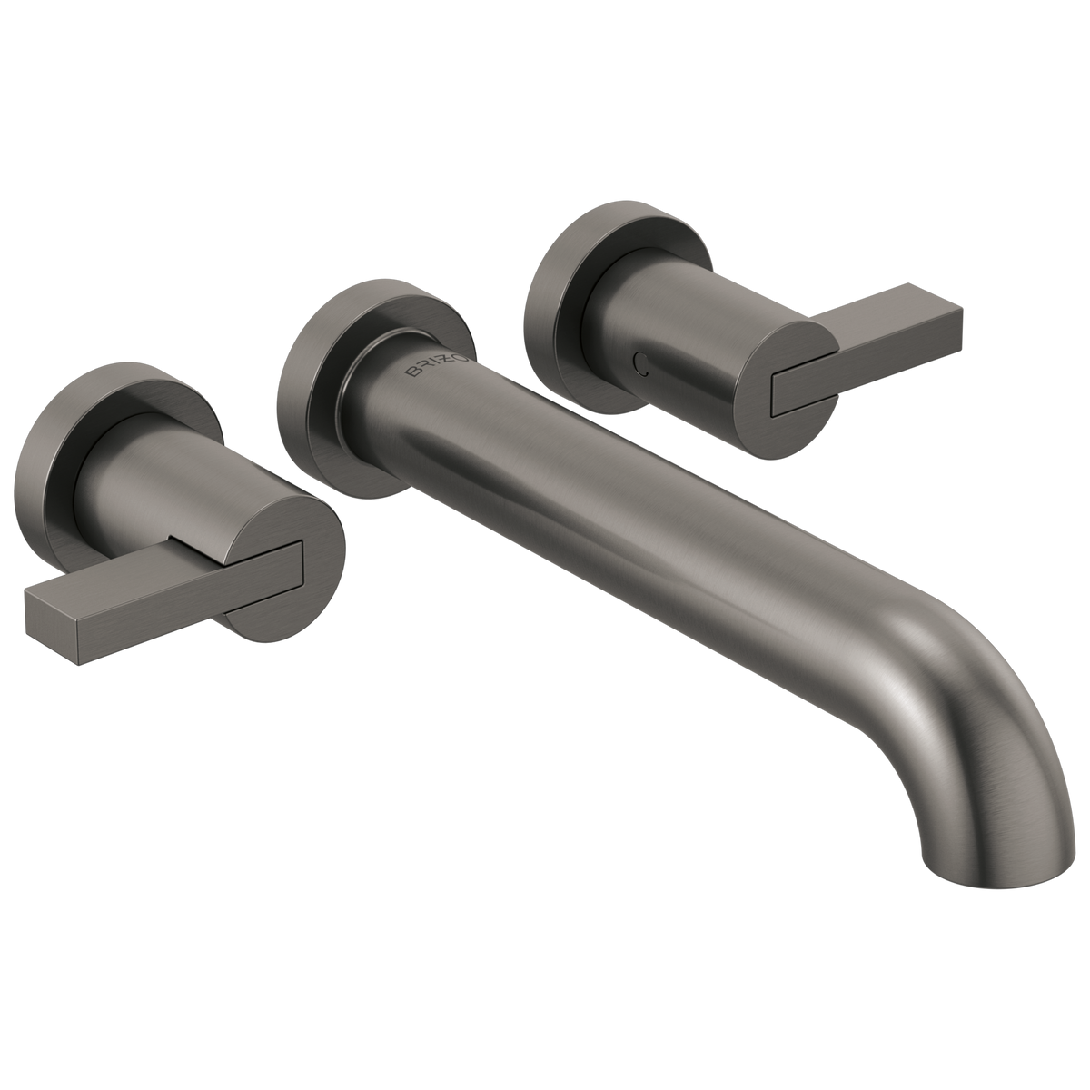 Brizo Litze Two-Handle Wall Mount Tub Filler - Less Handles - Complete Kit - Brilliance® Luxe Steel®