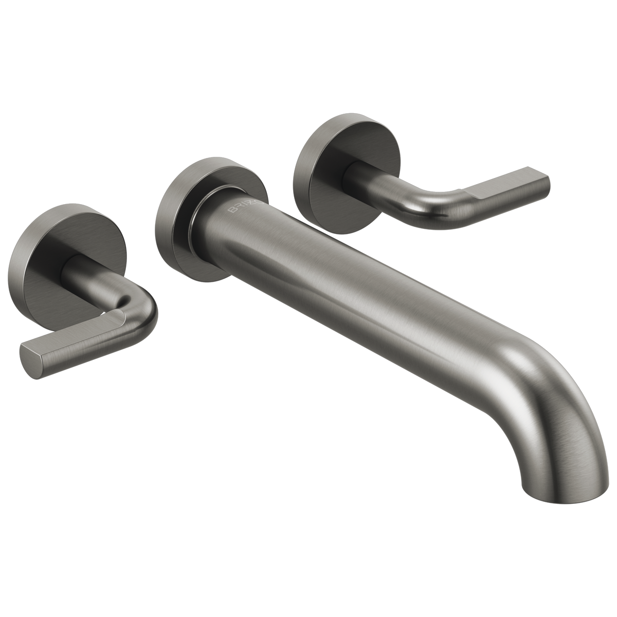 Brizo Litze Two-Handle Wall Mount Tub Filler - Less Handles - Complete Kit - Brilliance® Luxe Steel®