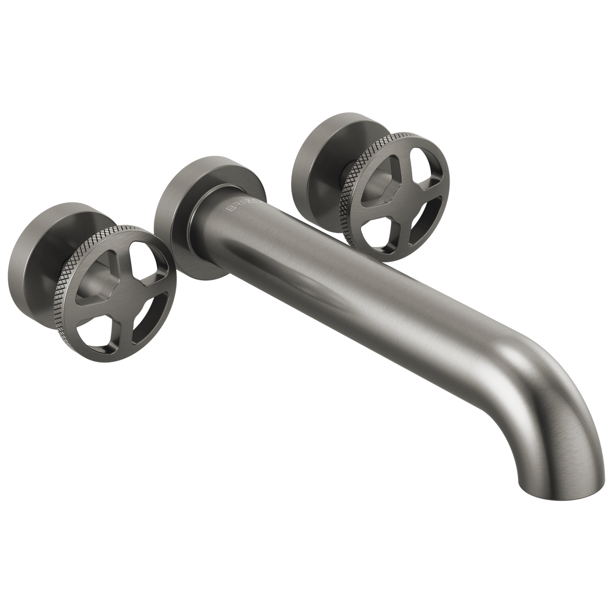 Brizo Litze Two-Handle Wall Mount Tub Filler - Less Handles - Complete Kit - Brilliance® Luxe Steel®