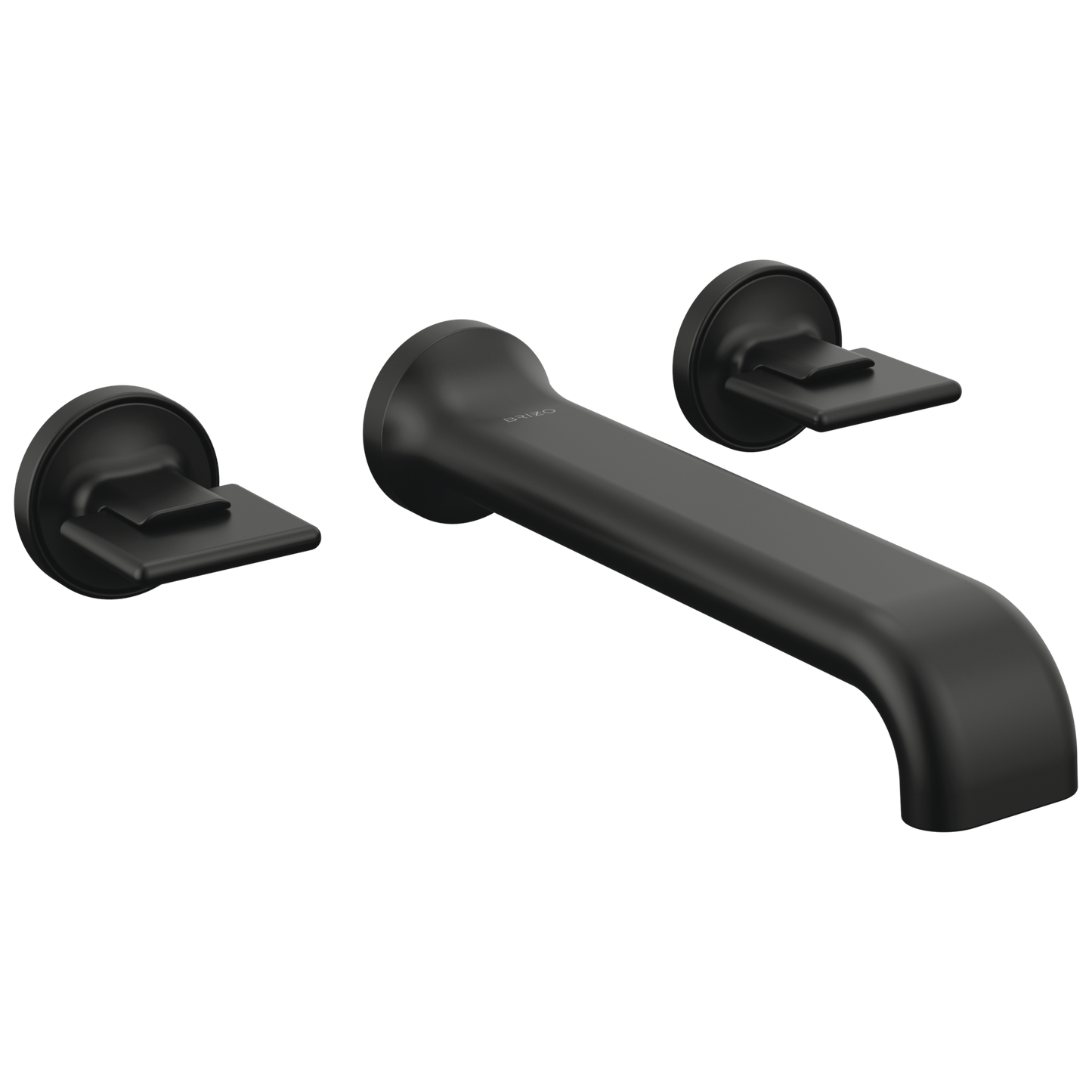 Brizo Allaria Two-Handle Wall Mount Tub Filler - Less Handles - Complete Kit - Matte Black