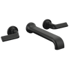 Brizo Allaria Two-Handle Wall Mount Tub Filler - Less Handles - Complete Kit - Matte Black