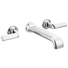 Brizo Allaria Two-Handle Wall Mount Tub Filler - Less Handles - Complete Kit - Polished Chrome
