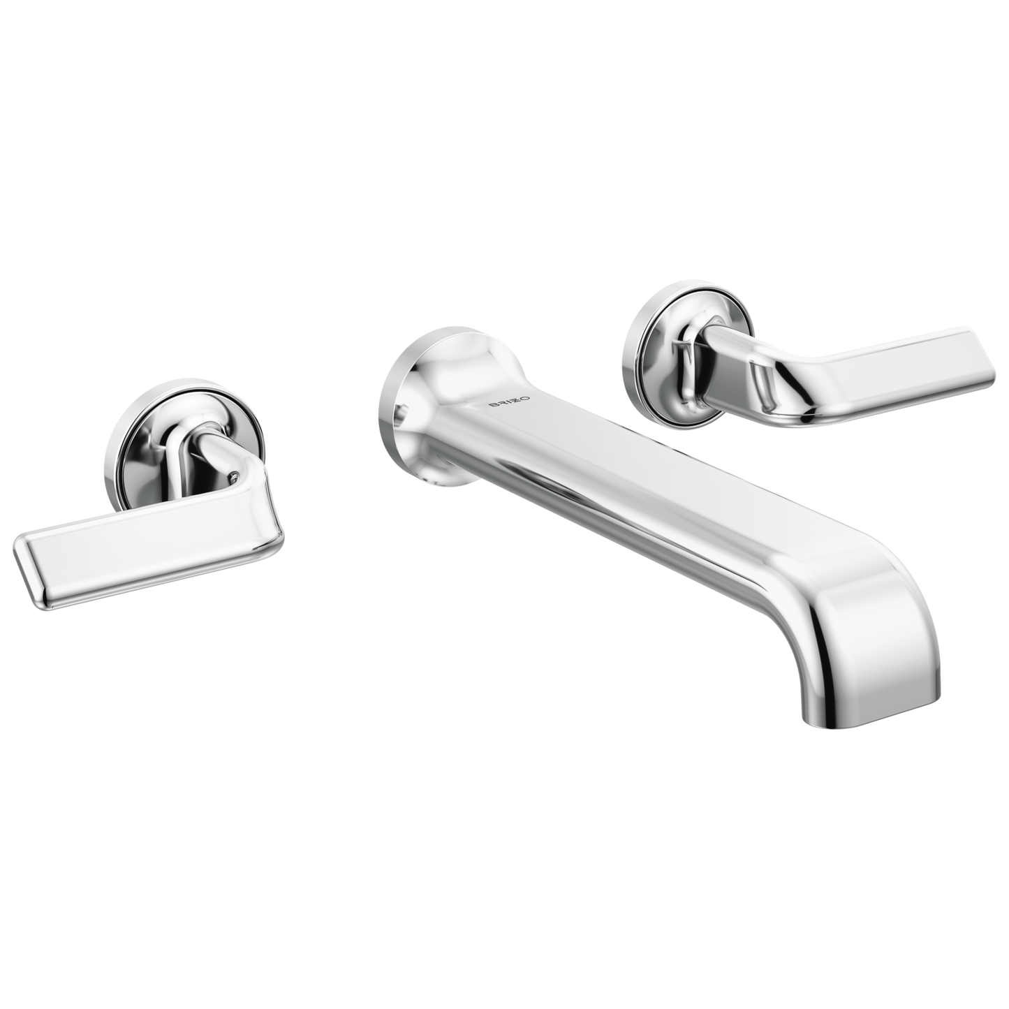 Brizo Allaria Two-Handle Wall Mount Tub Filler - Less Handles - Complete Kit - Polished Chrome