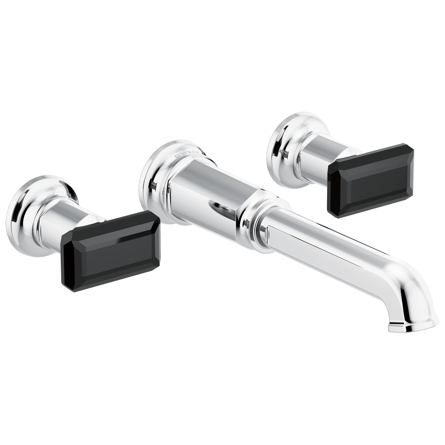 Brizo Invari Two-Handle Wall Mount Tub Filler - Less Handles - Complete Kit - Polished Chrome