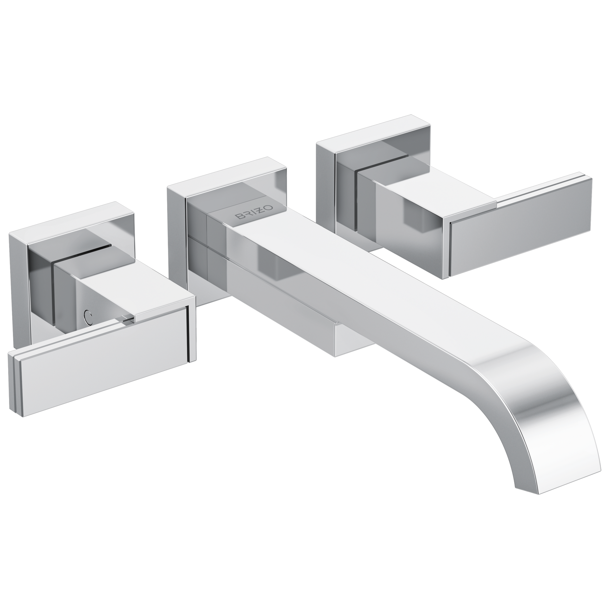 Brizo Siderna Two-Handle Wall Mount Tub Filler - Less Handles - Complete Kit - Polished Chrome