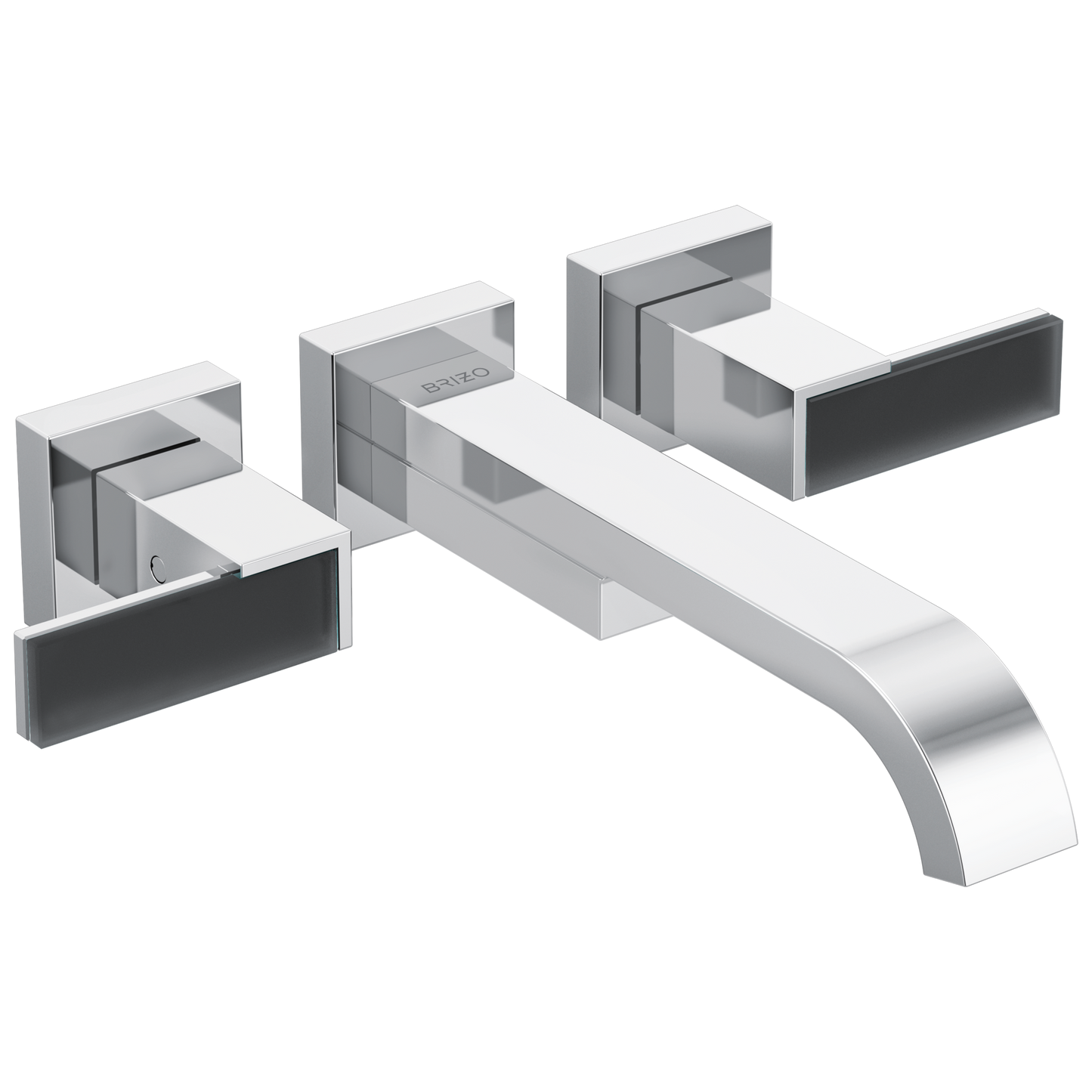 Brizo Siderna Two-Handle Wall Mount Tub Filler - Less Handles - Complete Kit - Polished Chrome