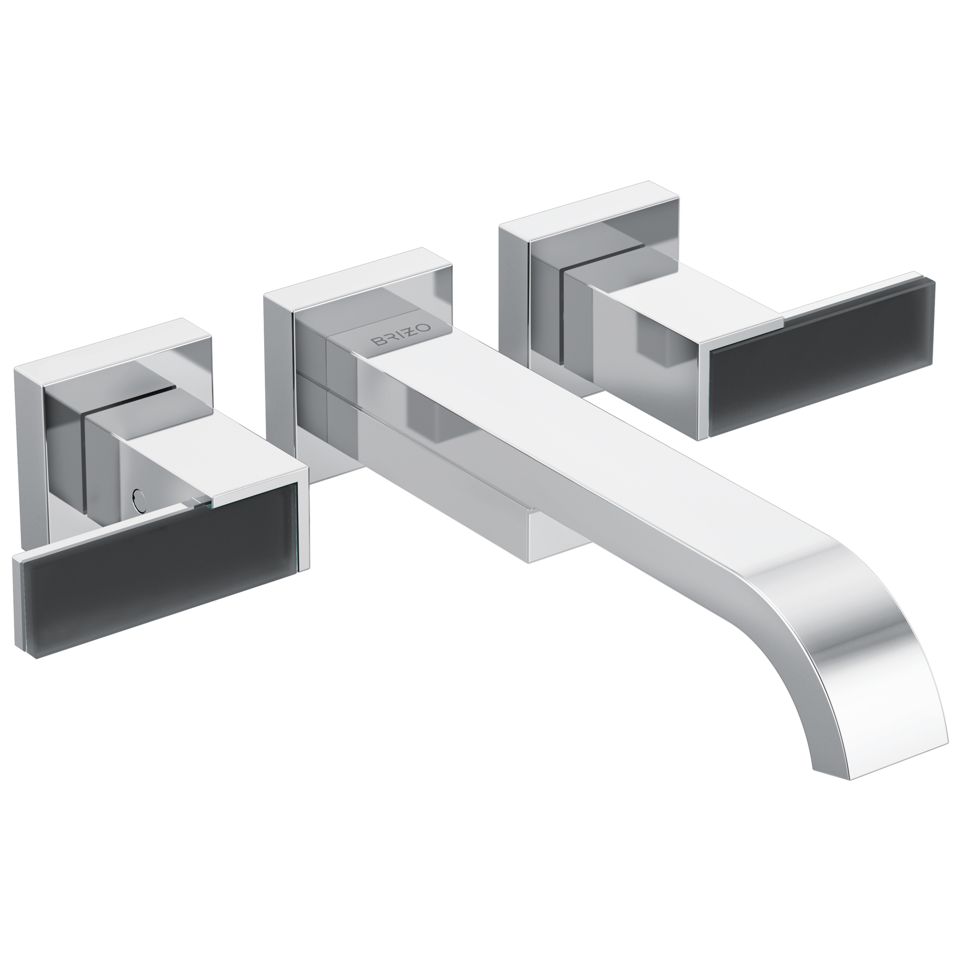 Brizo Siderna Two-Handle Wall Mount Tub Filler - Less Handles - Complete Kit - Polished Chrome