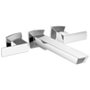 Vettis Two-Handle Wall Mount Tub Filler - Polished Chrome