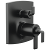 Brizo Brizo TempAssure Thermostatic Valve Trim with Integrated 3-Function Diverter Trim - Less Handles - Complete Kit - Matte Black