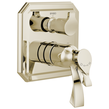 Virage TempAssure Thermostatic Valve with Integrated 3-Function Diverter Trim - Brilliance® Polished Nickel
