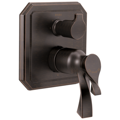 Virage TempAssure Thermostatic Valve with Integrated 3-Function Diverter Trim - Venetian Bronze®