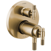 Brizo Litze TempAssure Thermostatic Valve with 3-Function Diverter Trim - Less Handles - Complete Kit - Brilliance® Luxe Gold®
