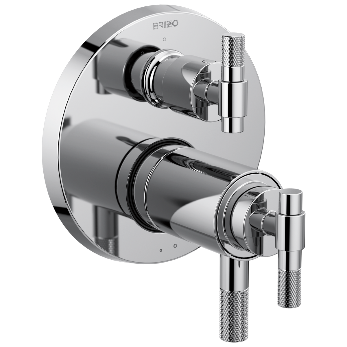 Brizo Litze TempAssure Thermostatic Valve with 3-Function Diverter Trim - Less Handles - Complete Kit - Polished Chrome