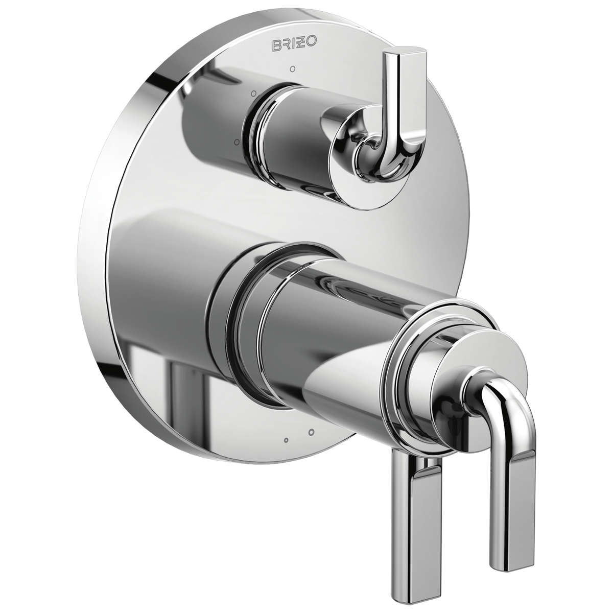 Brizo Litze TempAssure Thermostatic Valve with 3-Function Diverter Trim - Less Handles - Complete Kit - Polished Chrome