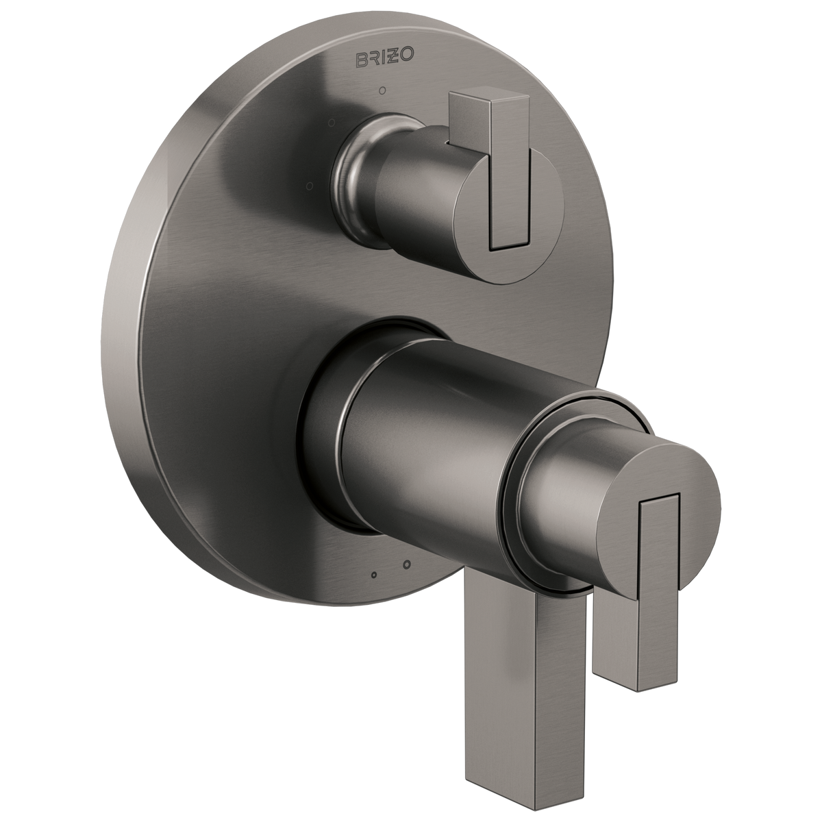 Brizo Litze TempAssure Thermostatic Valve with 3-Function Diverter Trim - Less Handles - Complete Kit - Brilliance® Luxe Steel®
