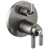 Brizo Litze TempAssure Thermostatic Valve with 3-Function Diverter Trim - Less Handles - Complete Kit - Brilliance® Luxe Steel®
