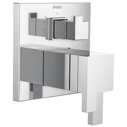 Siderna TempAssure Thermostatic Valve with Integrated 3-Function Diverter Trim - Polished Chrome