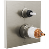 Frank Lloyd Wright Bath Collection by Brizo TempAssure Thermostatic Valve with 6-Function Integrated Diverter Trim - Less Handles - Brilliance® Luxe Nickel®