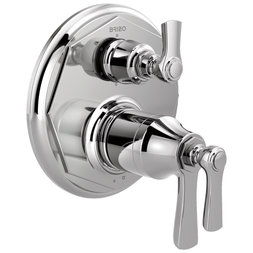 Rook TempAssure Thermostatic Valve with 6-Function Diverter Trim - Polished Chrome