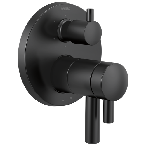 Jason Wu for Brizo TempAssure Thermostatic Valve with Integrated 6-Function Diverter Trim - Matte Black