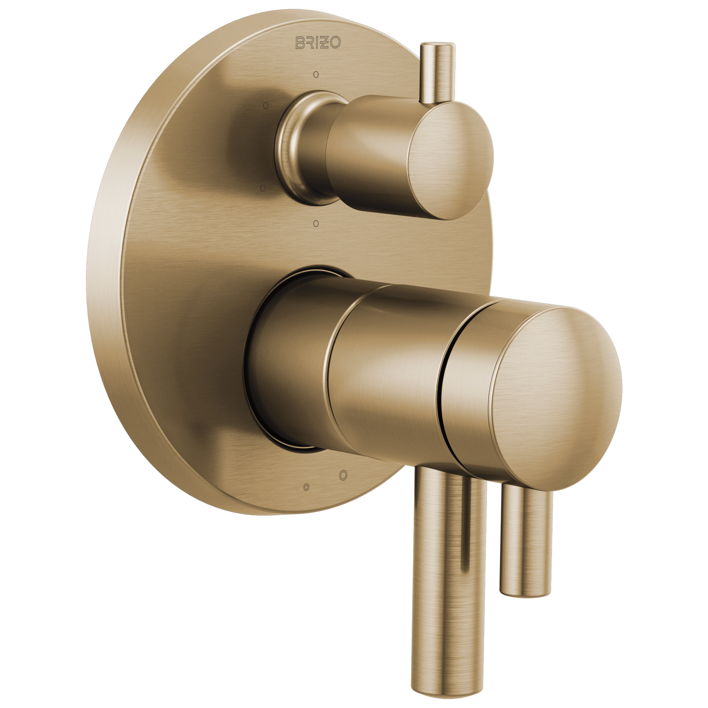 Jason Wu for Brizo TempAssure Thermostatic Valve with Integrated 6-Function Diverter Trim - Brilliance® Luxe Gold®