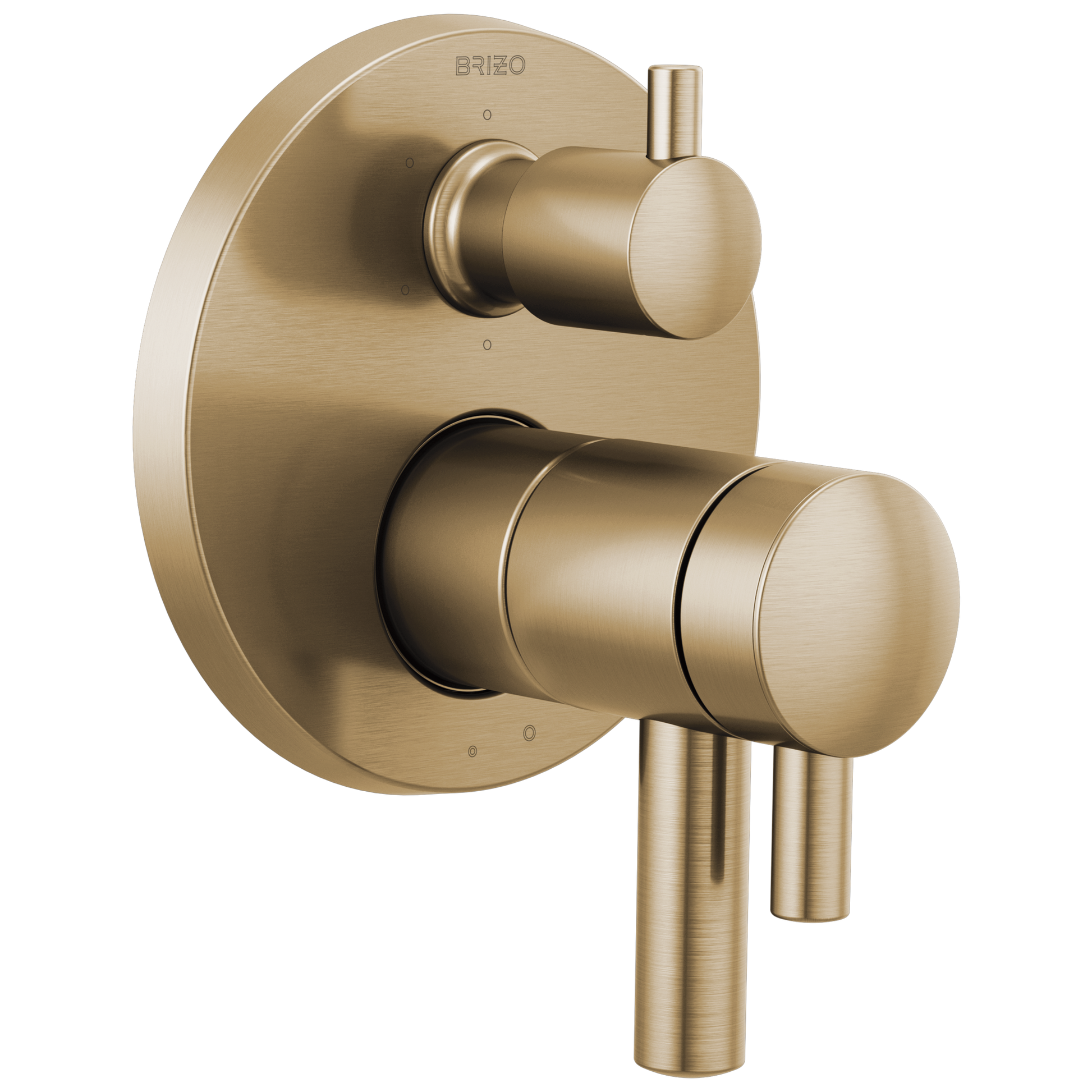 Jason Wu for Brizo TempAssure Thermostatic Valve with Integrated 6-Function Diverter Trim - Brilliance® Luxe Gold®