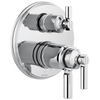 Invari Brizo Invari: TempAssure Thermostatic Valve With Integrated 6-Function Diverter Trim - Polished Chrome