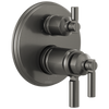 Invari Brizo Invari: TempAssure Thermostatic Valve With Integrated 6-Function Diverter Trim - Brilliance® Luxe Steel®