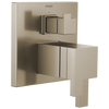 Siderna TempAssure Thermostatic Valve with Integrated 6-Function Diverter Trim - Brilliance® Brushed Nickel