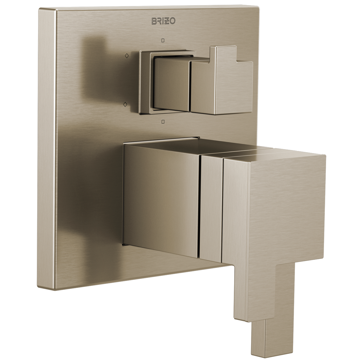 Siderna TempAssure Thermostatic Valve with Integrated 6-Function Diverter Trim - Brilliance® Brushed Nickel