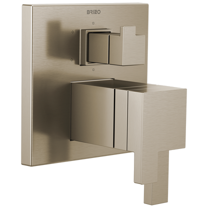 Siderna TempAssure Thermostatic Valve with Integrated 6-Function Diverter Trim - Brilliance® Brushed Nickel