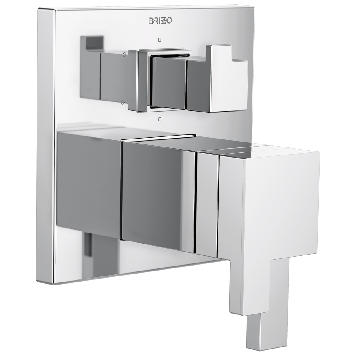 Siderna TempAssure Thermostatic Valve with Integrated 6-Function Diverter Trim - Polished Chrome