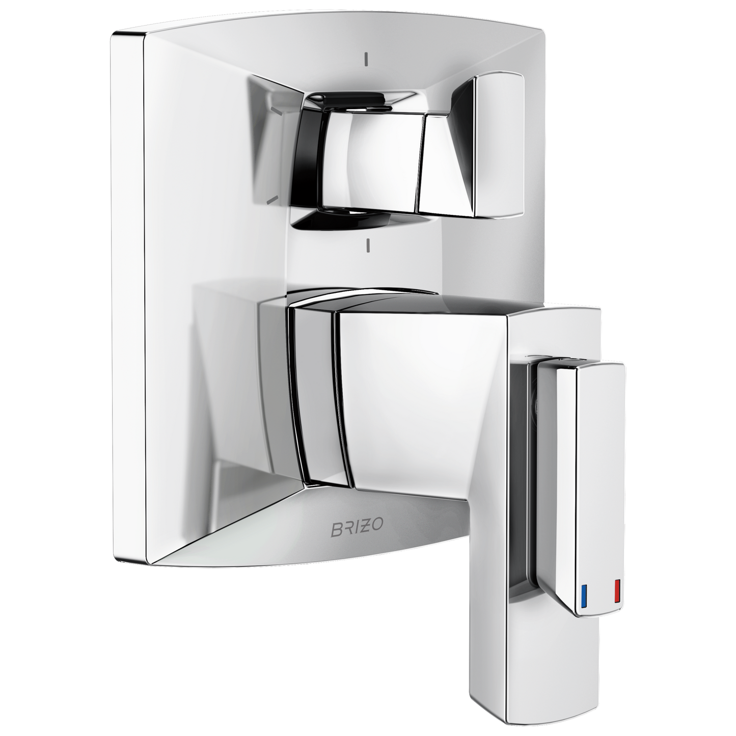 Vettis Brizo Vettis: TempAssure Thermostatic Valve With Integrated 6-Function Diverter Trim - Polished Chrome