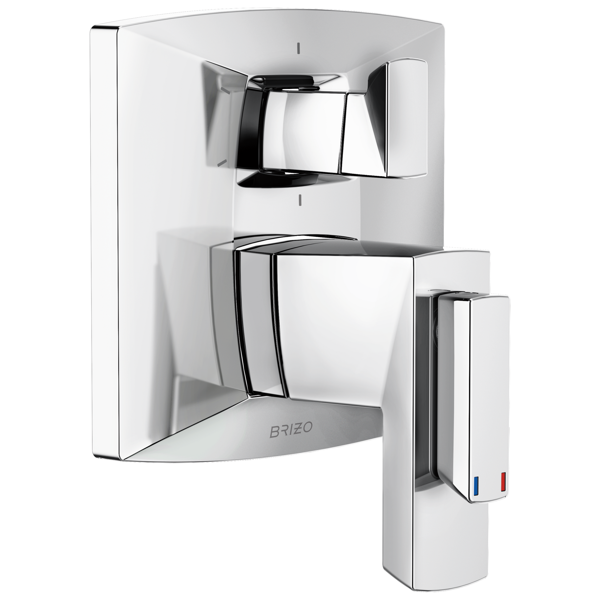 Vettis Brizo Vettis: TempAssure Thermostatic Valve With Integrated 6-Function Diverter Trim - Polished Chrome