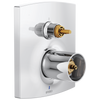 Brizo Pressure Balance Valve with Integrated 3-Function Diverter Trim - Less Handles - Polished Chrome