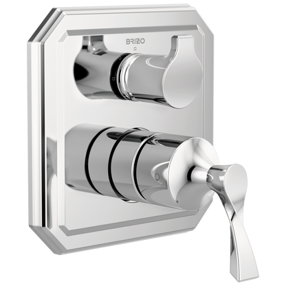Virage Pressure Balance Valve with Integrated 3-Function Diverter Trim - Polished Chrome
