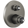 Litze Pressure Balance Valve with Integrated 3-Function Diverter Trim - Less Handles - Brilliance® Luxe Steel®