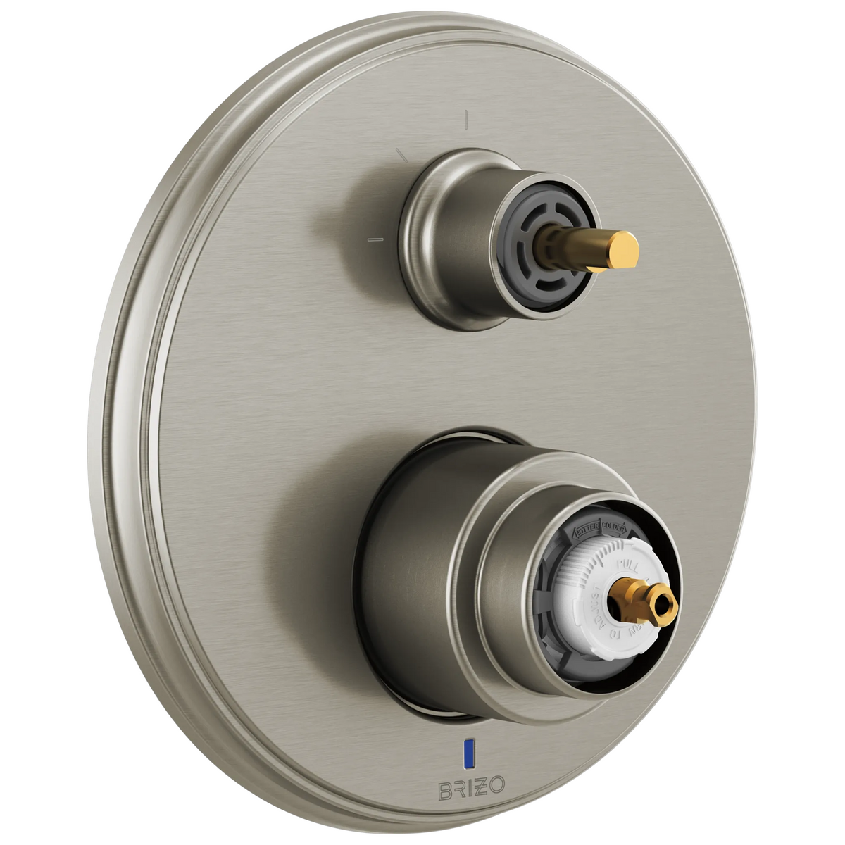 Invari Pressure Balance Valve With Integrated 3-Function Diverter Trim - Less Handles - Brilliance® Luxe Nickel®