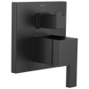 Siderna Pressure Balance Valve with Integrated 3-Function Diverter Trim - Matte Black