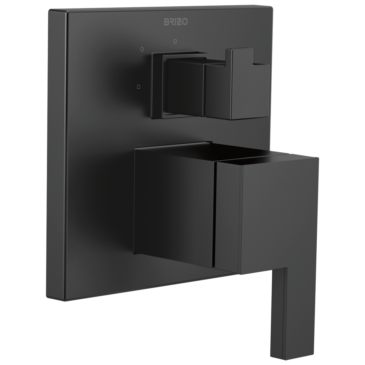 Siderna Pressure Balance Valve with Integrated 3-Function Diverter Trim - Matte Black