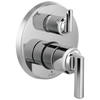 Brizo Levoir Pressure Balance Valve With Integrated 3-Function Diverter Trim - Less Handles - Complete Kit - Polished Chrome